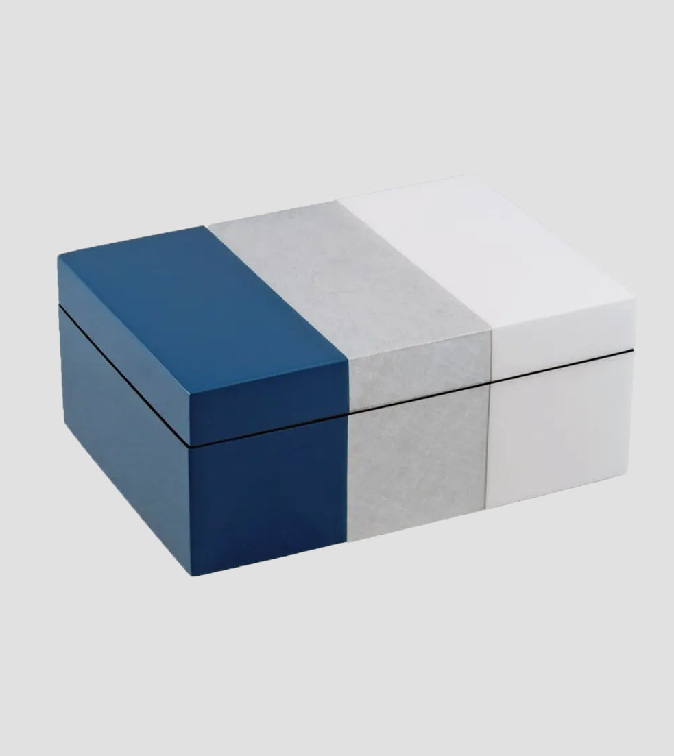 Striped Lacquered Boxes